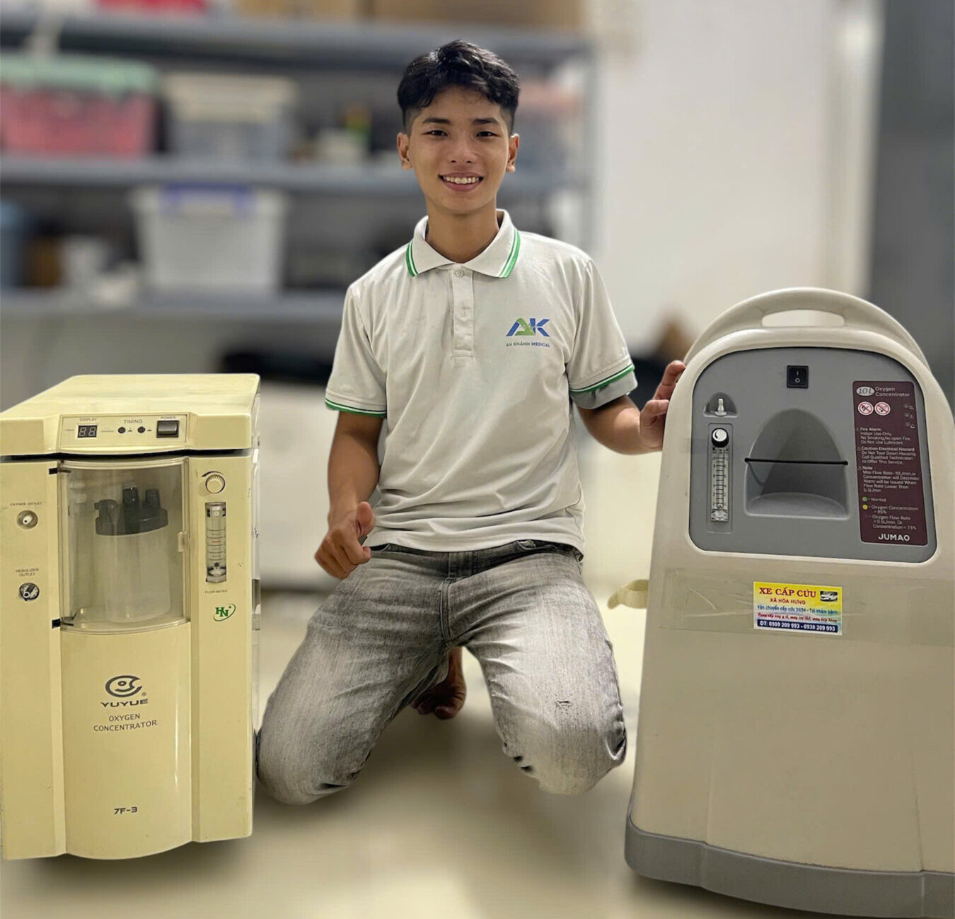 sửa máy tạo oxy y tế