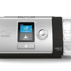 Bộ máy trợ thở Resmed Lumis 150 kèm mặt nạ chụp mũi N30i Máy Thở ResMed