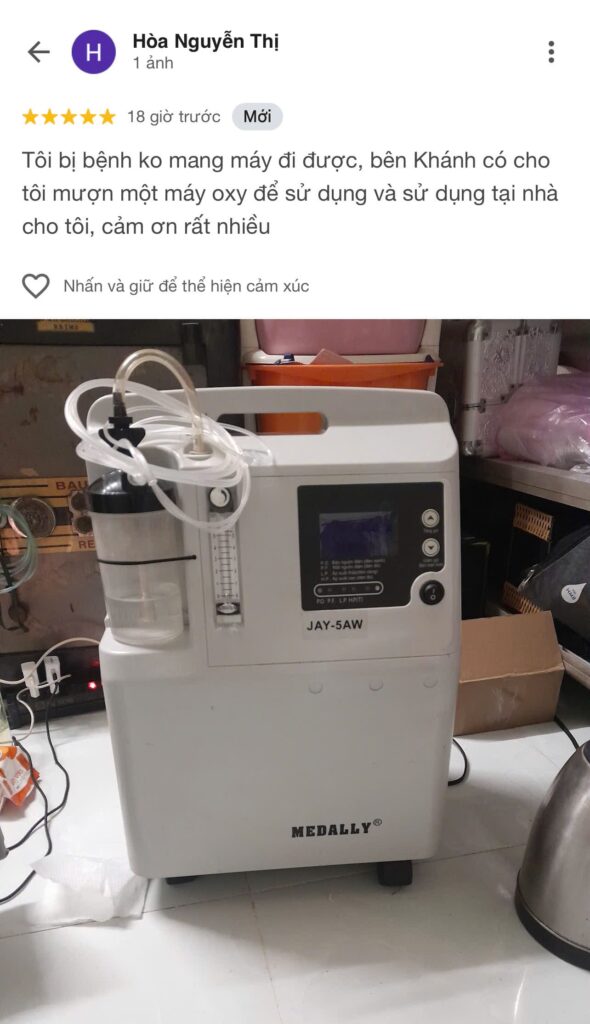 sửa máy tạo oxy