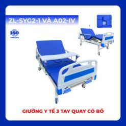Alternative view of Giường Y Tế 3 Tay Quay Có Bô Oromi ZL-FH-Z01 - Bảo Hành 1 Năm