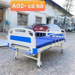 Giường bệnh 2 tay quay có bô Oromi