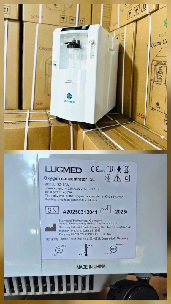 máy tạo oxy Lugmed 5L