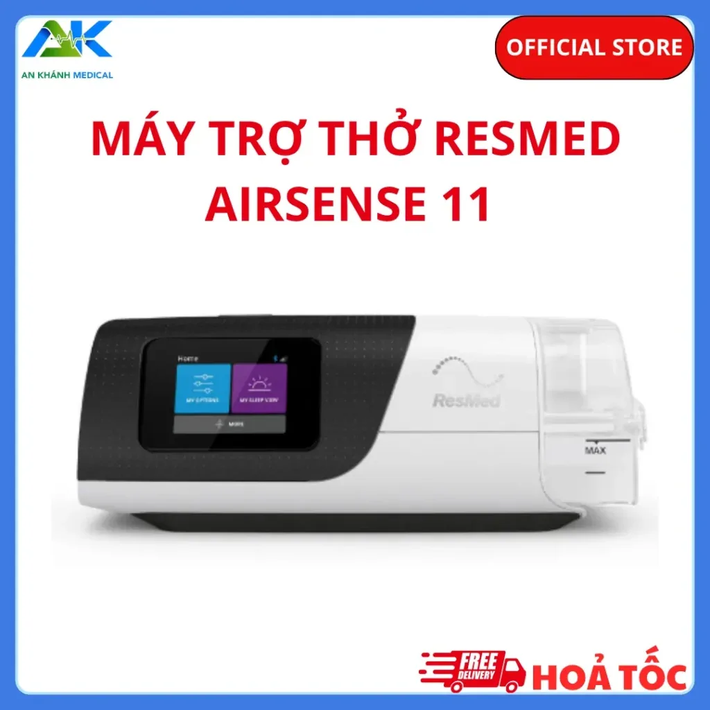 SmartStart trên máy ResMed là gì? Có nên bật không? Máy thở Resmed AirSense 11 Autoset