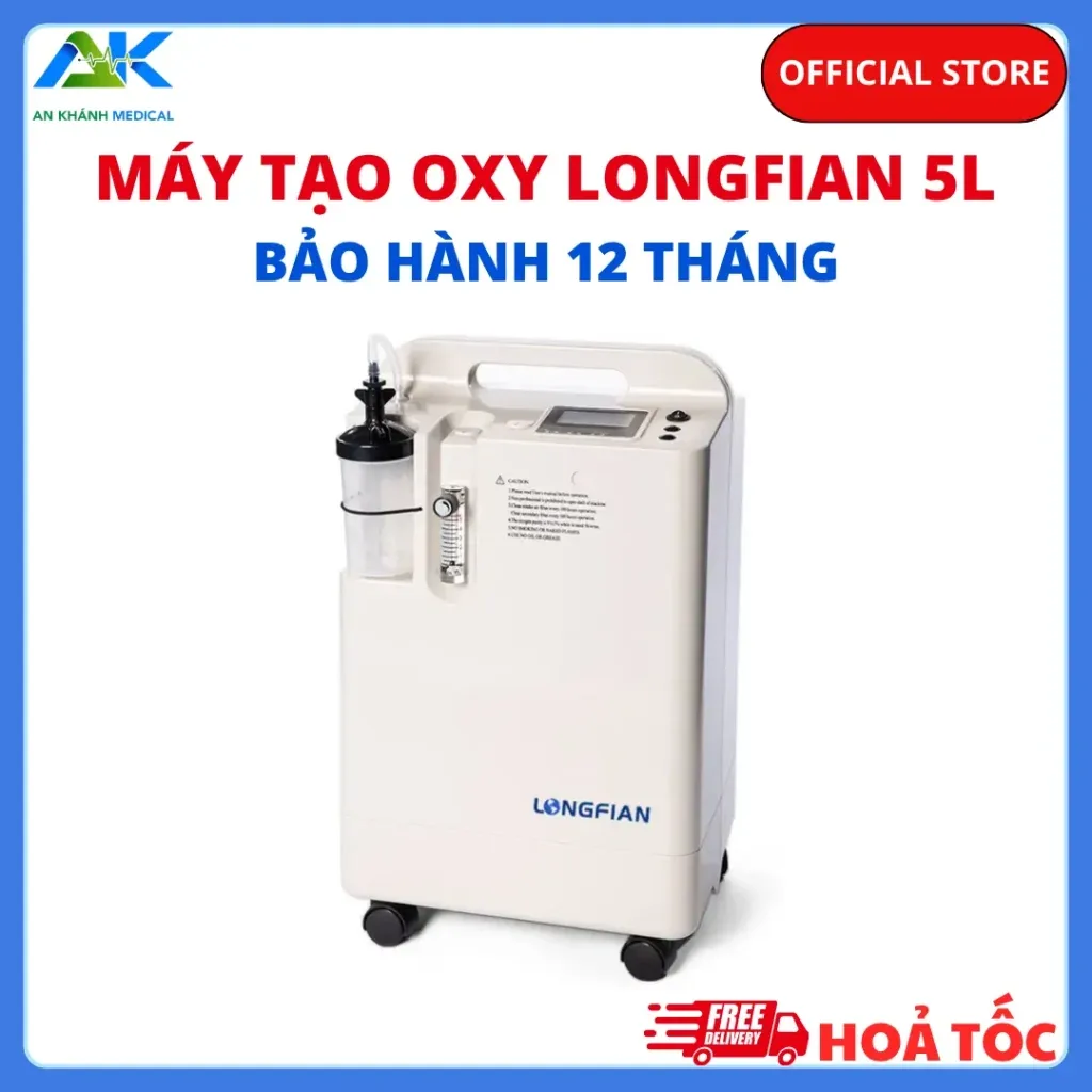 Máy tạo oxy Longfian 5 lít JAY-5BW