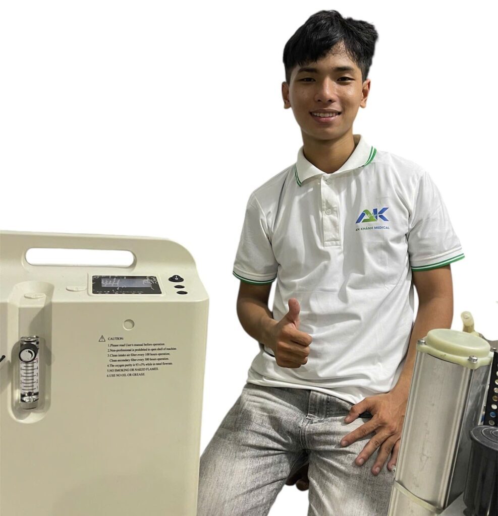 cách vệ sinh máy tạo oxy