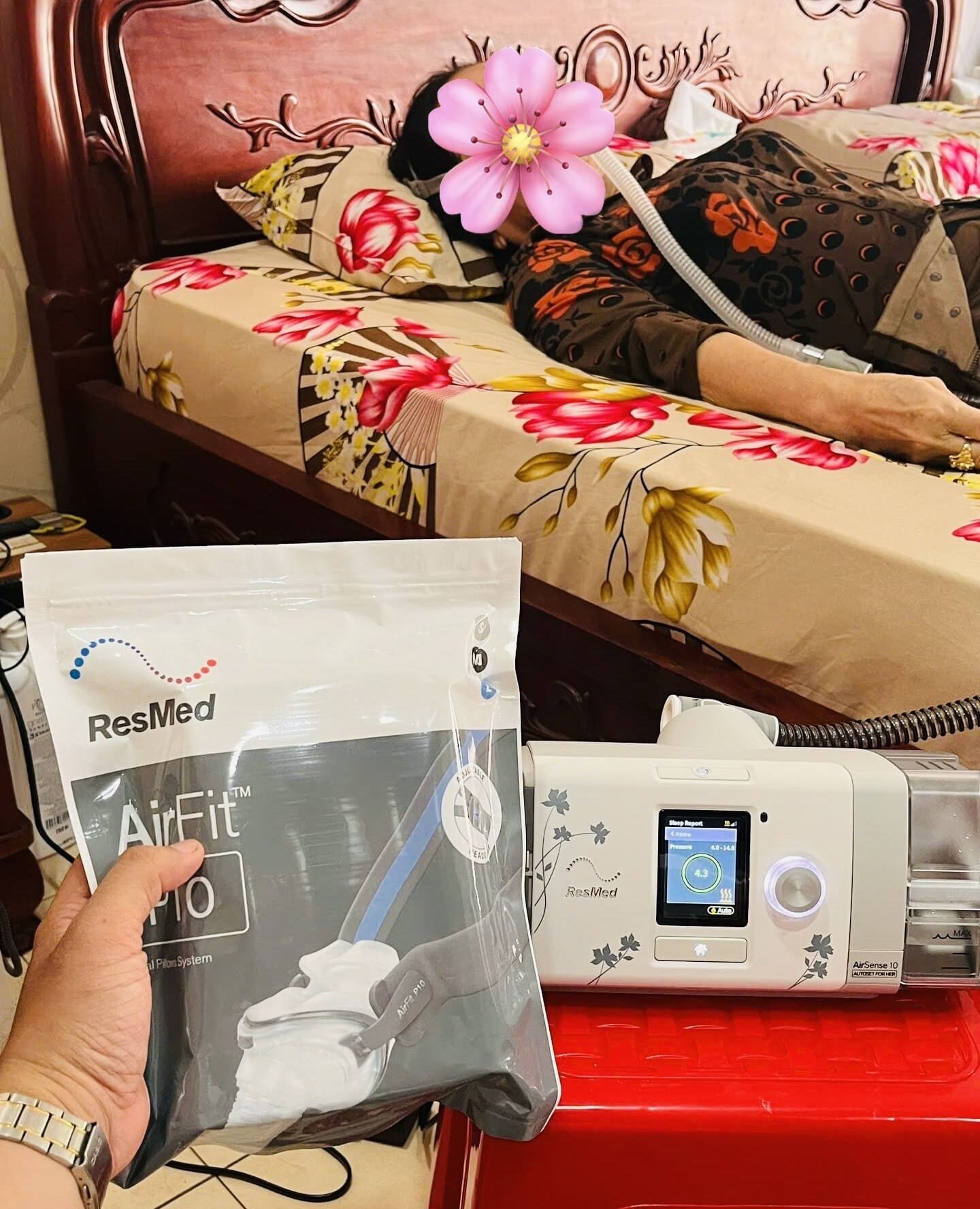 Bàn giao máy thở ResMed Airsense 10 Autoset FH tại nhà