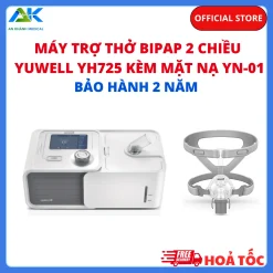 Máy Trợ Thở Yuwell YH725 Kèm Mặt Nạ Mũi YN-01