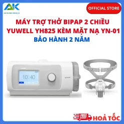 Máy Trợ Thở Yuwell YH825 Kèm Mặt Nạ Mũi YN-01