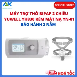 Máy Trợ Thở Yuwell YH830 Kèm Mặt Nạ Mũi Miệng YN-01