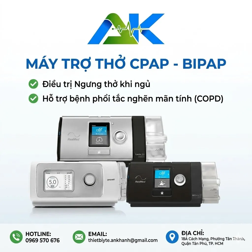 Máy trợ thở cho người ngưng thở khi ngủ Máy trợ thở cho người ngưng thở khi ngủ
