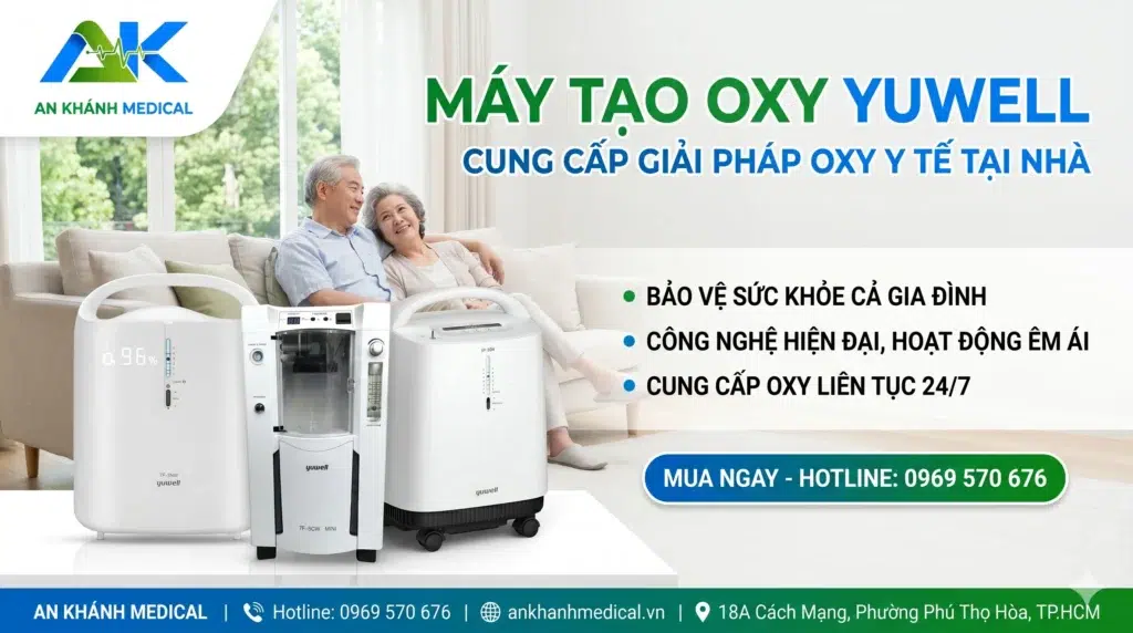 Banner may tao oxy Yuwell