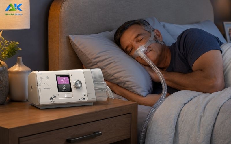 Cach cai dat ap suat may tho CPAP dung cach