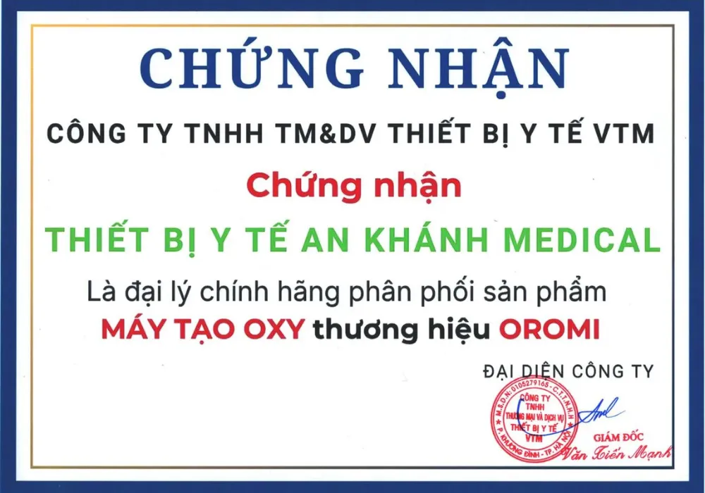 Chung nhan Oromi 1