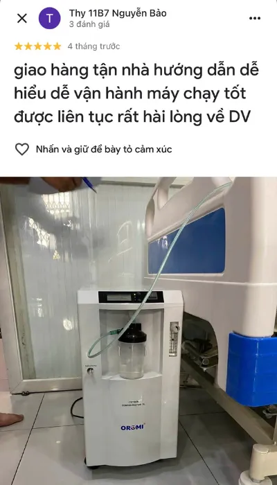 Danh gia khach hang ve may tao oxy Oromi 1
