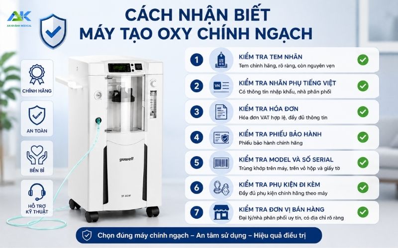 Cach nhan biet may tao oxy chinh ngach tai Viet Nam
