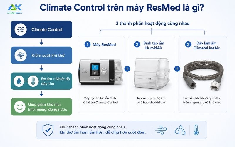 Climate Control co tren nhung may nao