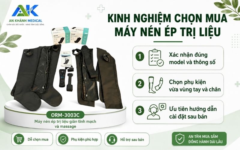 Kinh nghiem chon mua may nen ep tri lieu