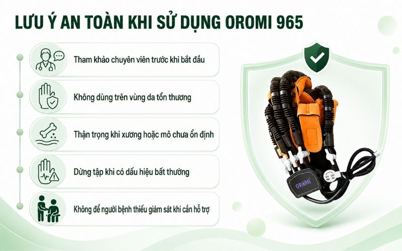 Luu y an toan khi su dung OROMI 965