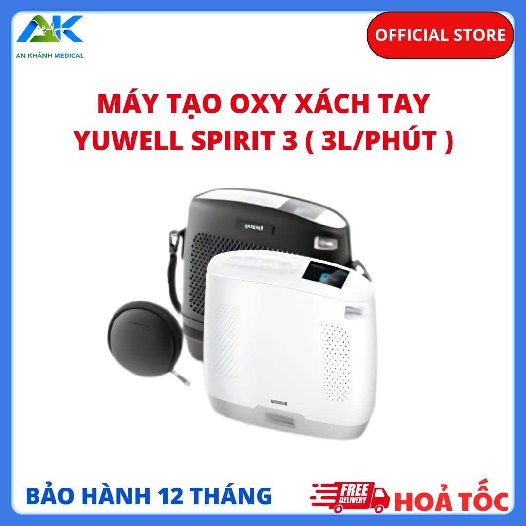 Máy Tạo Oxy Xách Tay Yuwell Spirit 3 (3L/Phút) – Bảo hành 12 tháng