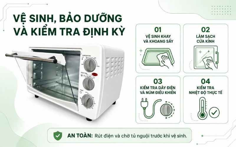 Ve sinh bao duong va kiem tra dinh ky