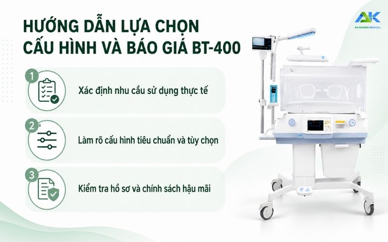 huong dan lua chon cau hinh va bao gia BT 400