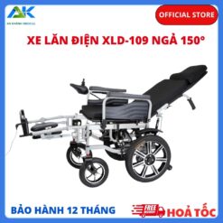 Alternative view of Xe Lăn Điện XLD-109 Ngả 150° Thành Giường, BH 12 Tháng