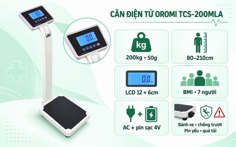 Can dien tu OROMI TCS 200MLA
