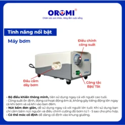 Dem Hoi Chong Loet OROMI HF6002 Co Lo Ve Sinh 4