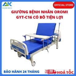 Giường Bệnh Nhân OROMI GYT-C16 Có Bô Tiện Lợi, BH 2 Năm