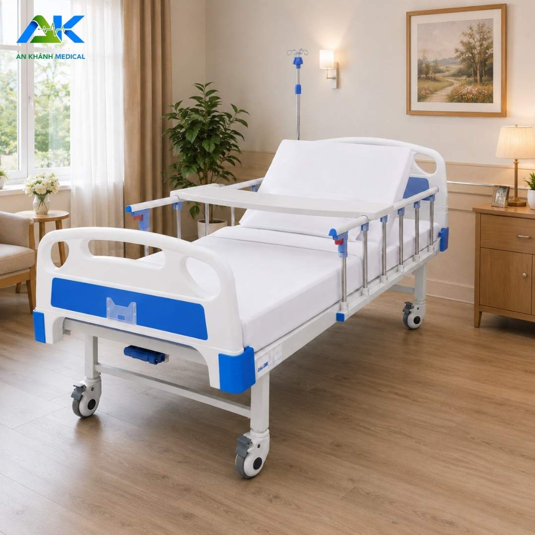 Giường Y Tế 1 Tay Quay OROMI BI01 Tải 250kg, BH 2 Năm Giường Y Tế 1 Tay Quay OROMI BI01 Tải 250kg, BH 2 Năm - Ảnh 12