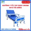 Giường Y Tế 2 Tay Quay OROMI BII12 Tải 250kg, BH 2 Năm Giuong Y Te 2 Tay Quay OROMI BII12 Tai 250kg 1