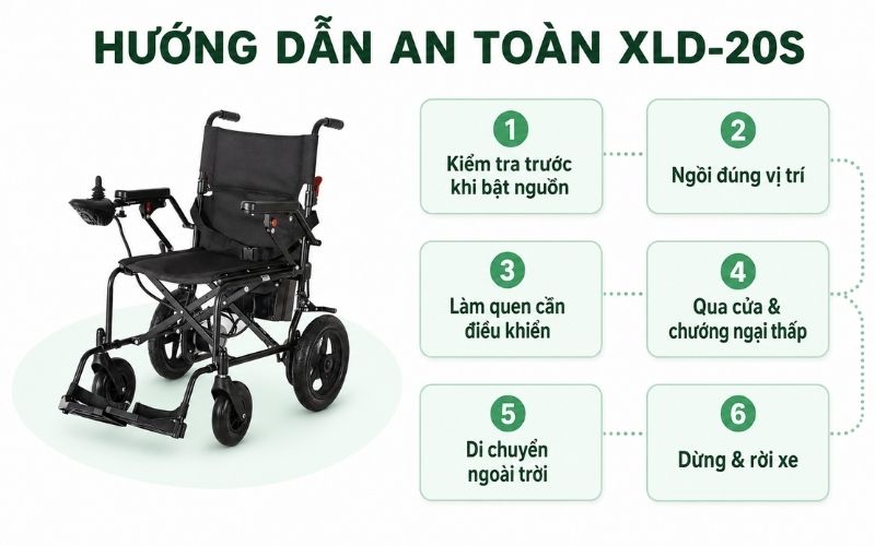 Huong dan su dung xe lan dien XLD 20S an toan