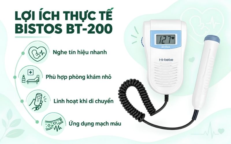 Loi ich thuc te cua may nghe tim thai Bistos BT 200