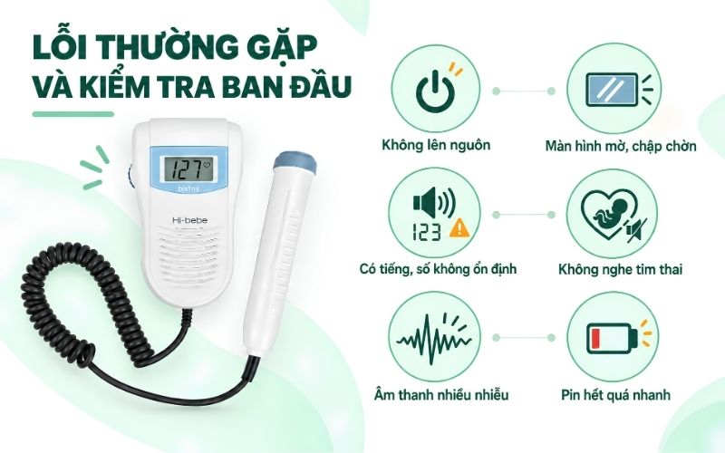 Loi thuong gap va cach kiem tra ban dau