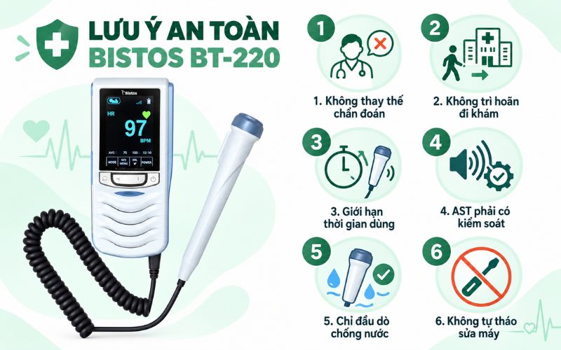 Luu y an toan khi su dung Bistos BT 220