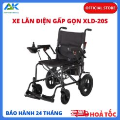 Xe Lăn Điện Gấp Gọn XLD-20S Điều Khiển 360° OROMI, BH 12 Tháng