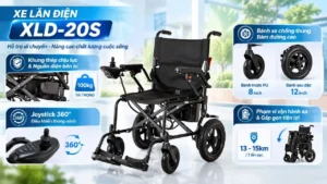 Xe lăn điện hỗ trợ người bệnh XLD-20S