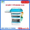 Xe Đẩy Y Tế Oromi X-03 – BH 1 Năm Xe Day Y Te Oromi X 03