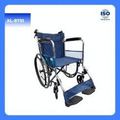Alternative view of Xe Lăn Khung Mạ Crom Gấp Gọn Oromi XL-8751 – BH 1 Năm