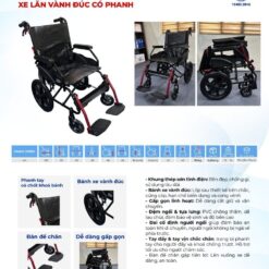Xe Lan Vanh Duc Co Phanh OROMI XL 82 16PVC 7