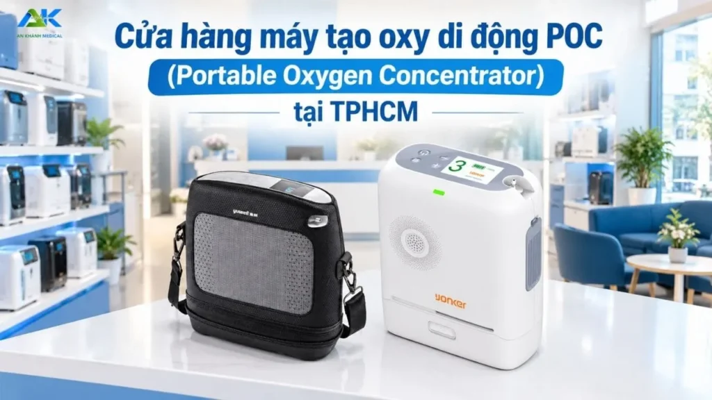 Cửa hàng máy tạo oxy di động POC (Portable Oxygen Concentrator) tại TPHCM