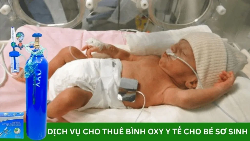 Dịch vụ cho thuê bình oxy y tế cho bé sơ sinh