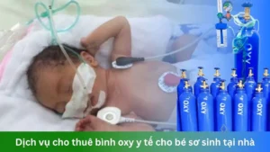 Dịch vụ cho thuê bình oxy y tế cho trẻ