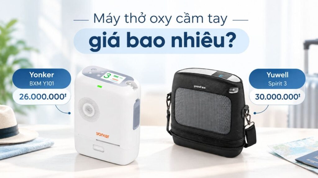 Máy thở oxy cầm tay giá bao nhiêu