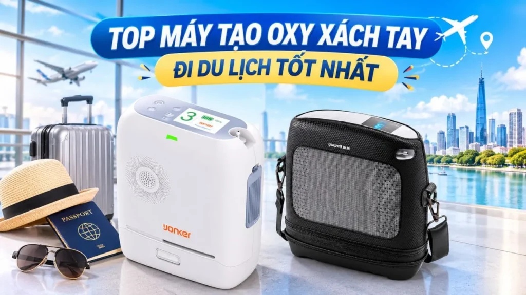 Top máy tạo oxy xách tay đi du lịch tốt